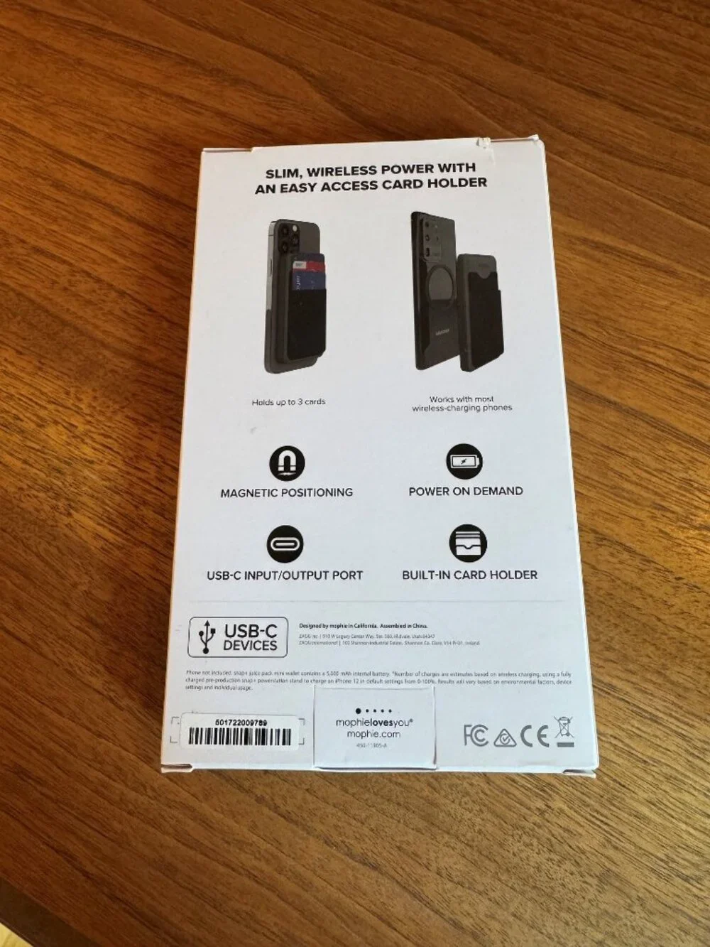 Mophie Snap+ Juice Pack Mini Wallet - Brand New Unopened